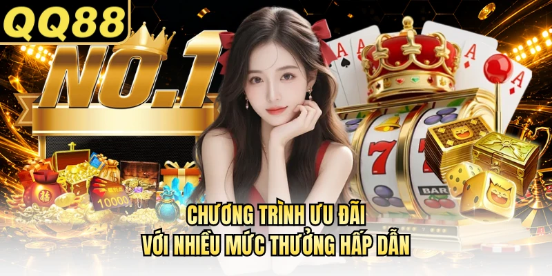 Chương trình ưu đãi với nhiều mức thưởng hấp dẫn