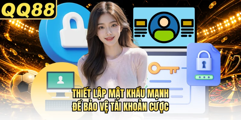 Thiết lập mật khẩu mạnh để bảo vệ tài khoản cược